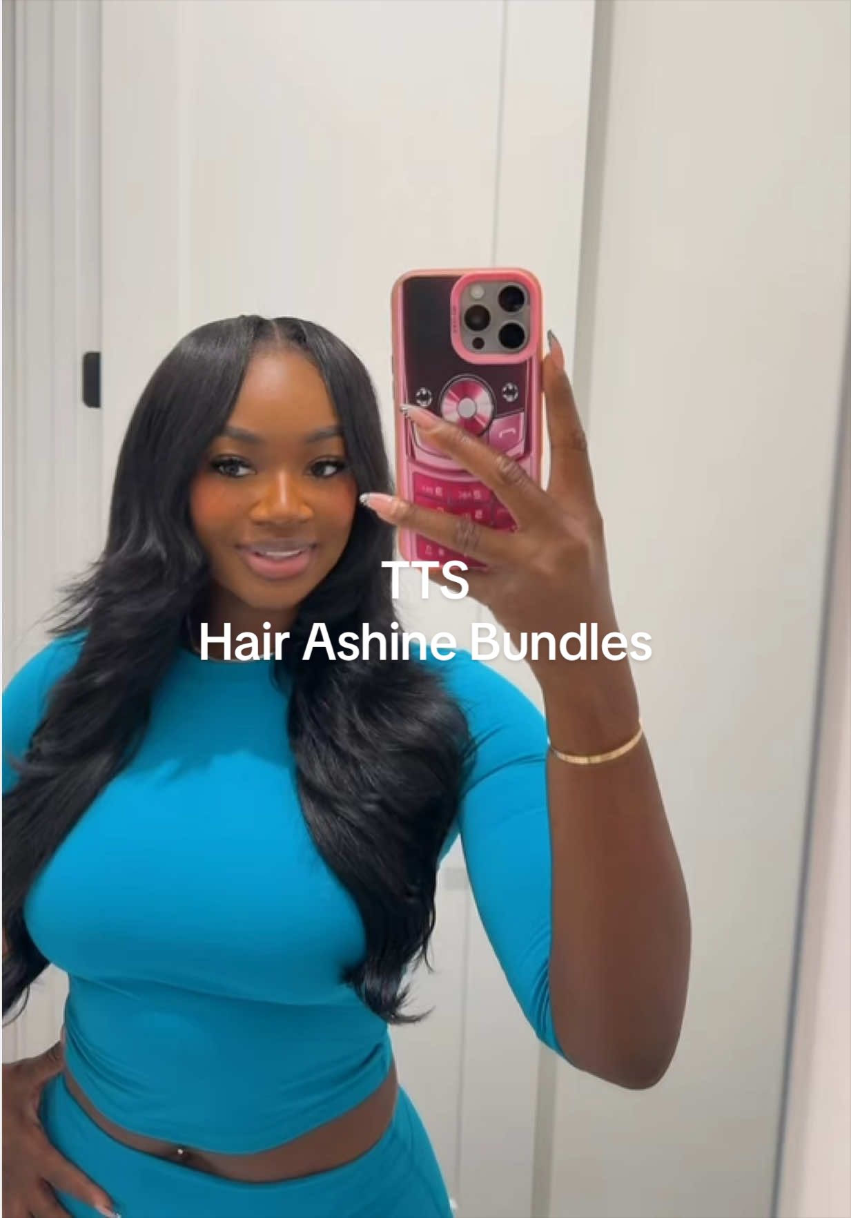 Love my hair🥰 I’m wearing 4 bundles 26 24 22 22 #hairstyle #hairbundles #hairstylist #wig 