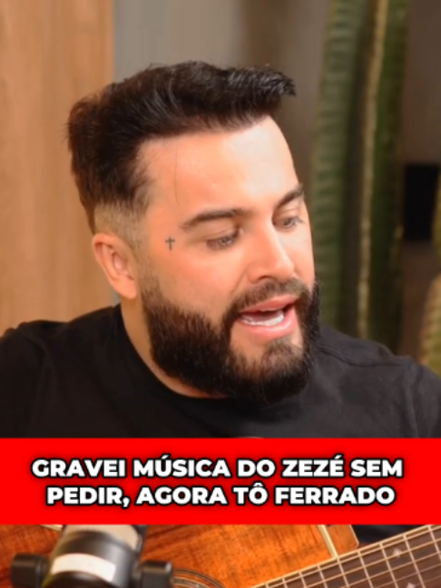 Gravei música do Zezé sem pedir agora tô ferrado @rafaelquadrosoficial #rafaelquadroscy