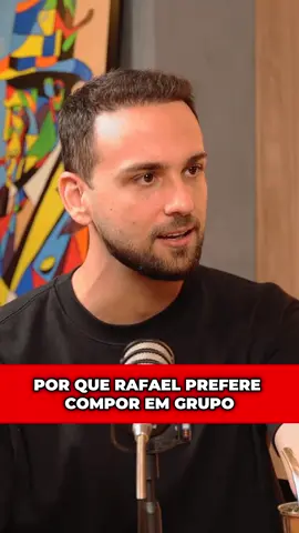 Por que Rafael prefere compor em grupo @rafaelquadrosoficial #rafaelquadroscy