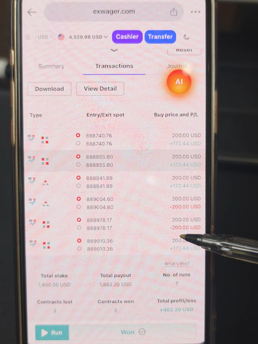 This bot trades two Evens followed by two Odds in a fixed sequence. It automatically switches between Even and Odd trades, regardless of whether the previous trades result in a win or a loss.