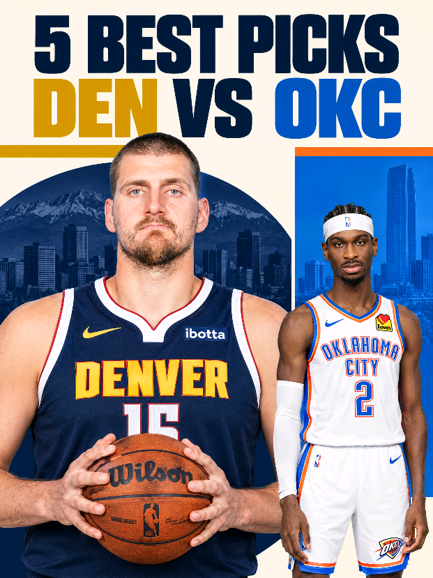 Nuggets vs. Thunder Picks (NBA Thursday) #NBA DEN vs. OKC Locks Today NBA Props for Thursday