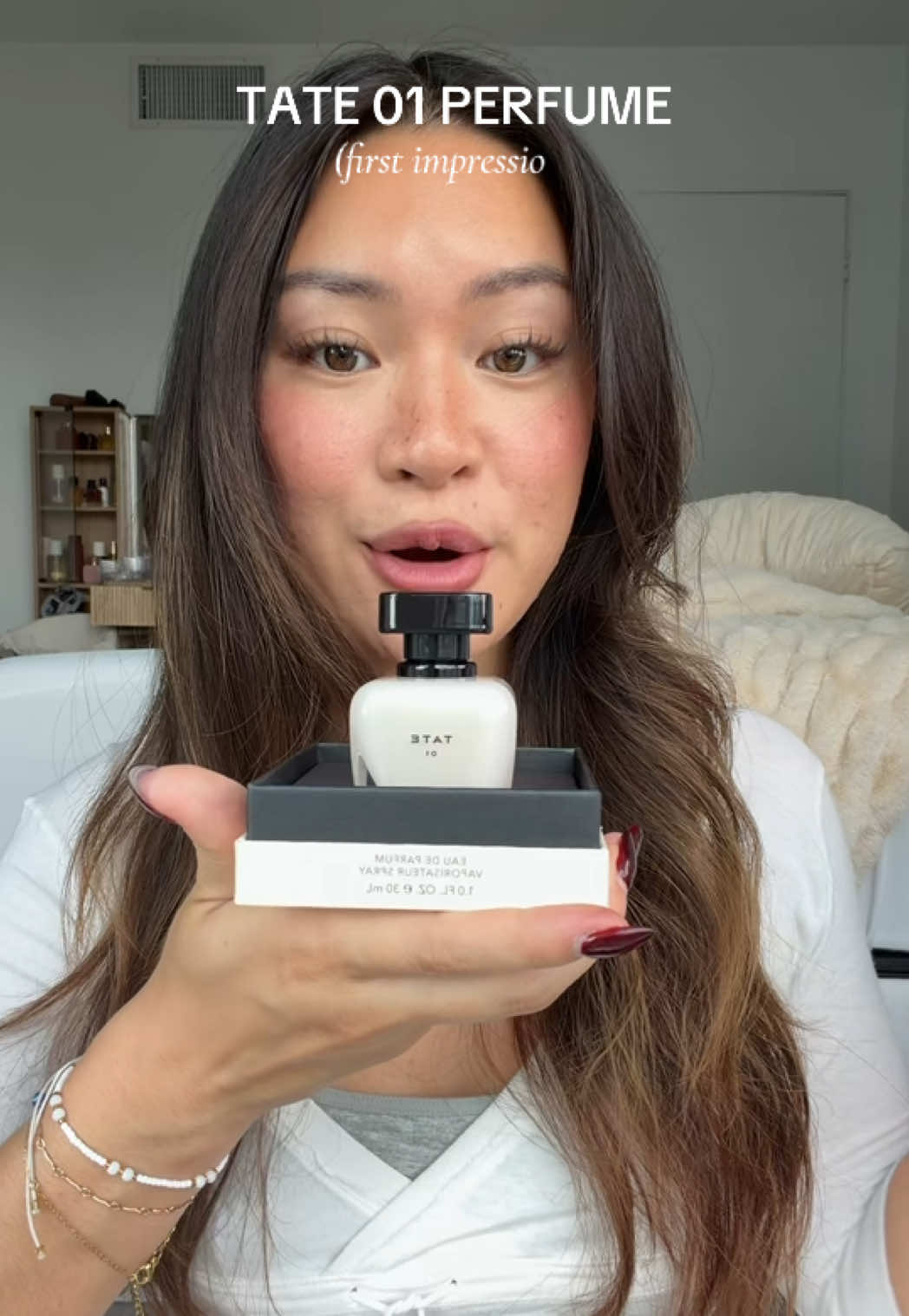 OMG I SMELL LIKE TATE MCRAE 🪽perfect blind buy perfume. super sexy & honestly unisex @tate mcrae @t8 hq @tatebytm #tate01 #tatemcrae #tatemcraeperfume #perfume 