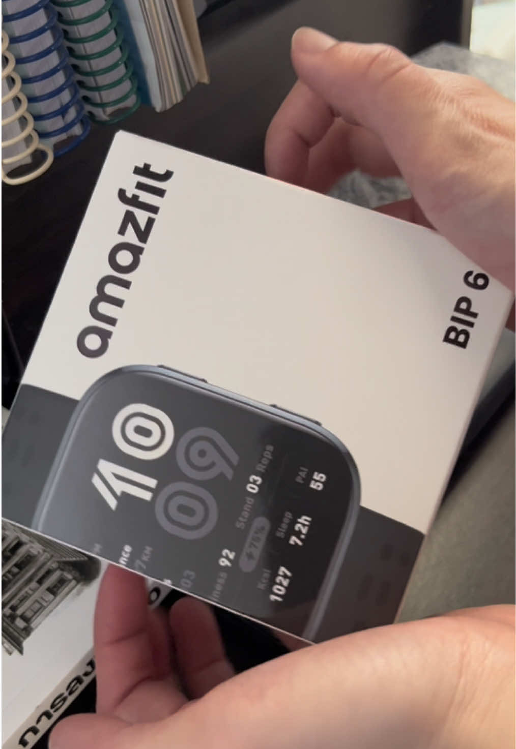 Unboxing amazfit bip 6  แบบจริงใจเว่อ คือพี่ตื่นเต้น พี่จะออกกำลังกายแบบจริงจังละ #ฟีดดดシ #smartwatch  #amazfit #fypシ #ฟีด 