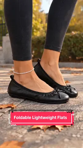 These flats are perfection in one #dreampairs #dreampairshoes #balletflats #foldableflats #womenflatshoes 