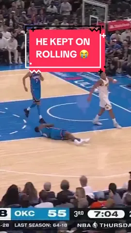 J-Dub really rolled a full half of the court 😂 (🎥: NBA on ESPN)