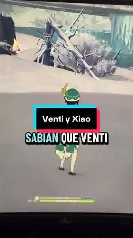 Venti salvó a Xiao #GenshinImpact 