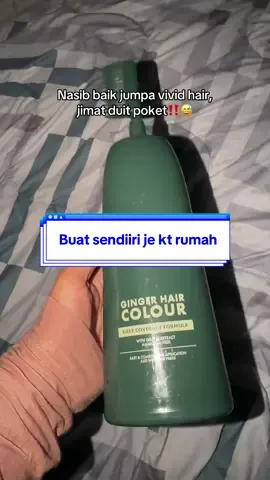 Buat sendiri je jimat duit poket #vividhair #vividhaircolor 