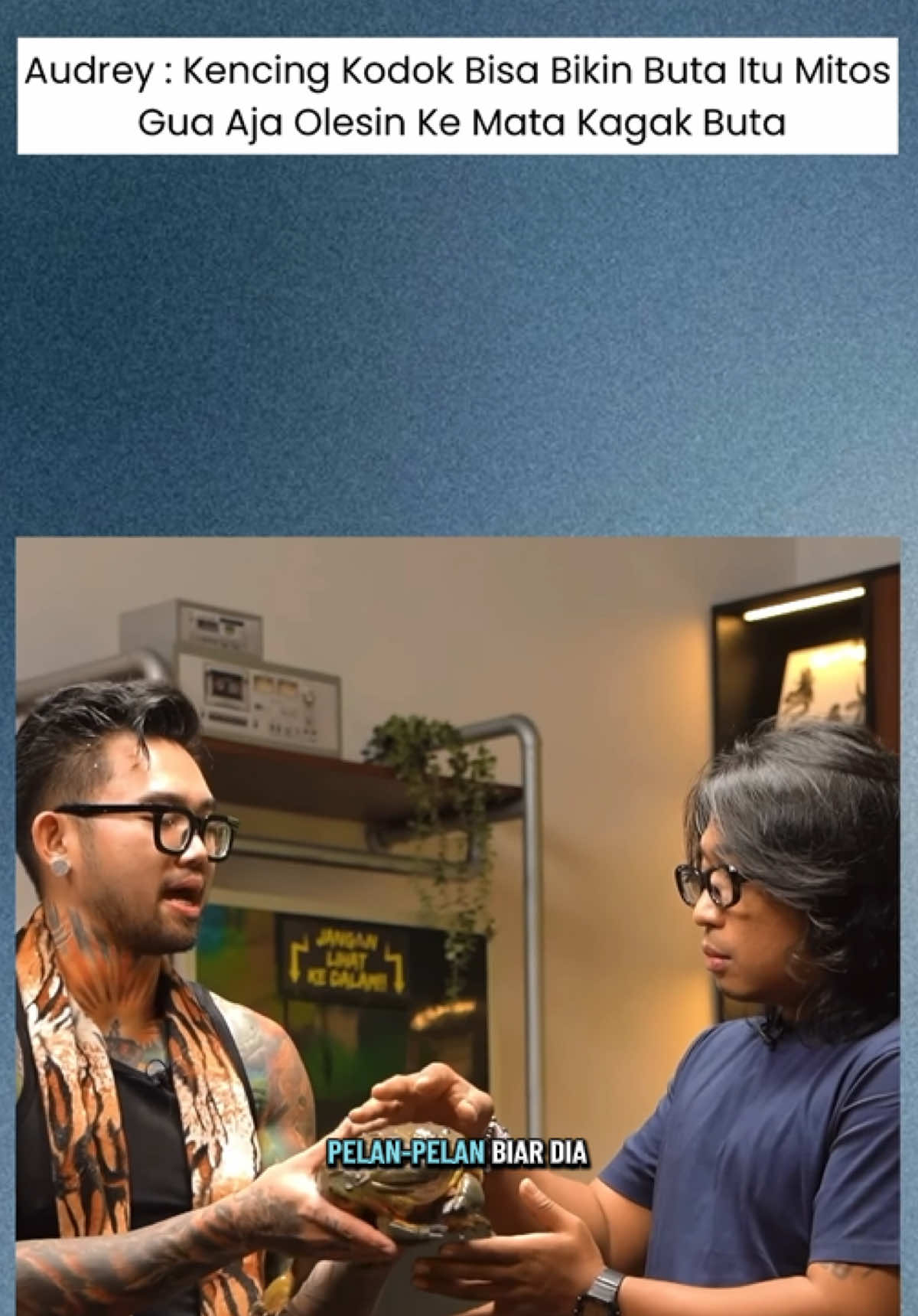 Pengalaman Praz Nyentuh Bull Frog | Yt : RockaRoma #audrey #prazteguh #podcast #rockaroma #fyp 