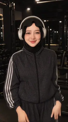 Soundnya terngiang-ngiang #setelanolahraga #outfitgym #chicmore #hijabstyle #creatorsearchinsights 