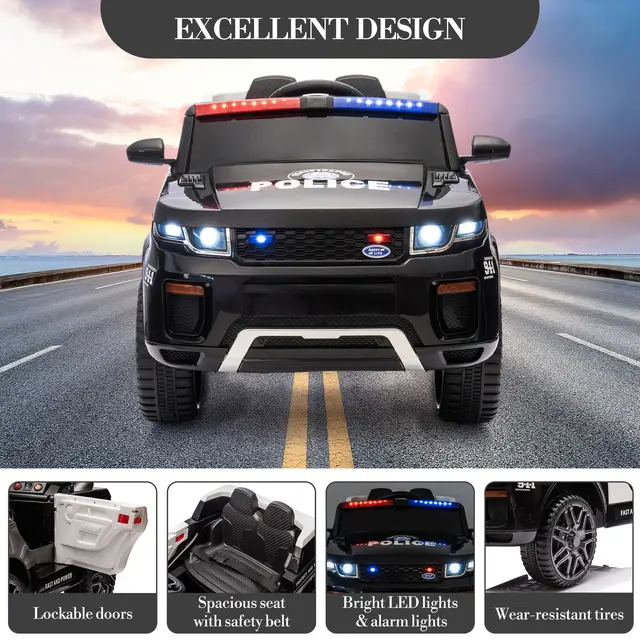 A super-realistic children’s police car
Features LED lights, built-in music, a mobile phone charging function and a really fun on-board speaker.
It really is a brilliant toy car
A fantastic birthday present for your little one.
Don’t hesitate – click the link to buy it now. #car #Outdoors #kids #toy