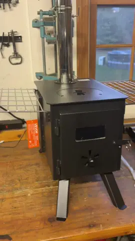 Camping woodstove #woodstove #campinglife #vevor #tenting #tentstove 