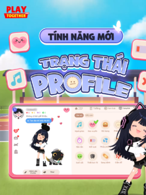 Tính năng mới - Nâng cấp hiển thị thông tin nhân vật và profile Play Together trong bản cập nhật mới sự kiện khách sạn Merge #playtogethervng #playtogether #GamingOnTikTok