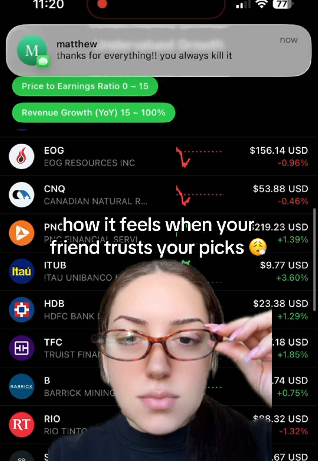 with Castello I don’t miss 🙂‍↔️ #investing #daytrading #stockmarket #nasdaq #fyp 