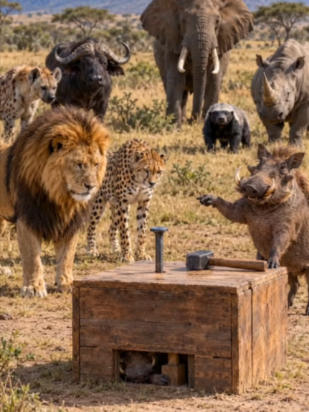 Fair Competition, Suspicious Winner 💀😂 Kasongo promised everyone a fair competition… but somehow he was the only one who knew the rules! 🐗🏆💀😂 The entire savannah wants a rematch! 🦁🤣 #Kasongo #Warthog #Lion #SavannahComedy #FunnyAnimals #WildlifeComedy #AnimalComedy #FunnyVideos #FYP