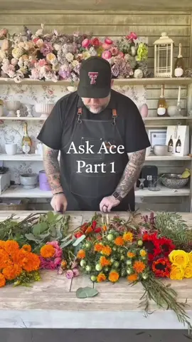 Ask Ace 🌸 We put Ace on the spot with some very important floral questions. Would you answer the same? Drop your hot takes below. 👇 . . . . #AceBerry #FloralDesigner #FloralDesign #FreelanceFlorist #floralstudiorental