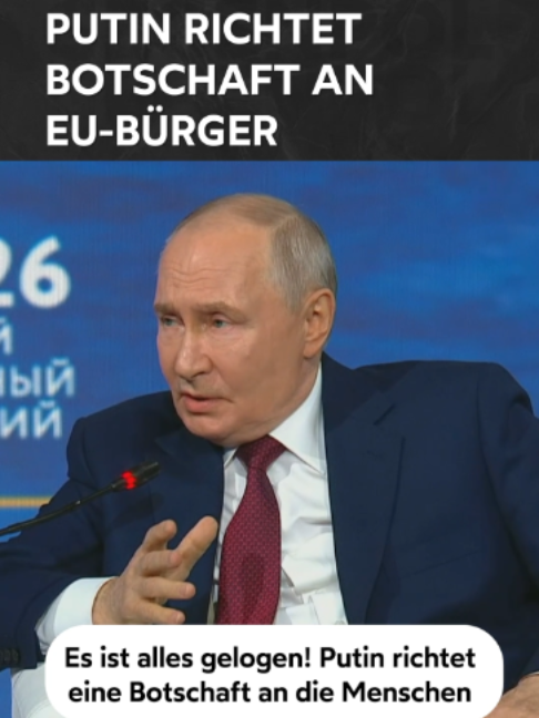 PUTIN RICHTET BOTSCHAFT AN EU-BÜRGER #deutschland #eu #putin #news #nachrichten #fyp #berlin #moskau