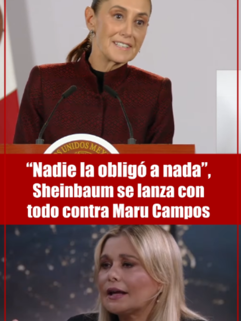 Sheinbaum expone gran mentira de Maru Campos La presidenta Claudia Sheinbaum responde a Maru Campos sobre el presunto acuerdo con la gobernadora panista. La presidenta contó su versión y reveló que Maru la buscó. “Ella inició reclamando, levantamos la voz las dos”. Dijo que Maru culpó a su ex fiscal de todos los delitos como traición a la patria y corrupción. También dijo como “chisme” que Ariadna Montiel tiene nexos con el crimen. “Nadie la obligó a nada”, indicó Sheinbaum sobre dichos de Maru. “Yo no quería hablar de esto”, sentenció. #Noticias #Política #Sheinbaum #ClaudiaSheinbaum #NoticiaMx #MaruCampos