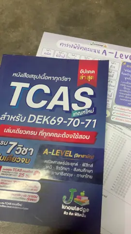 ข้อสอบไม่ได้ยากเกินความสามารถของเรา ถ้าเราเชื่อมั่นในตัวเอง #Tcas #Jknowledge #Dek70 #Alevel #หนังสือเตรียมสอบ 