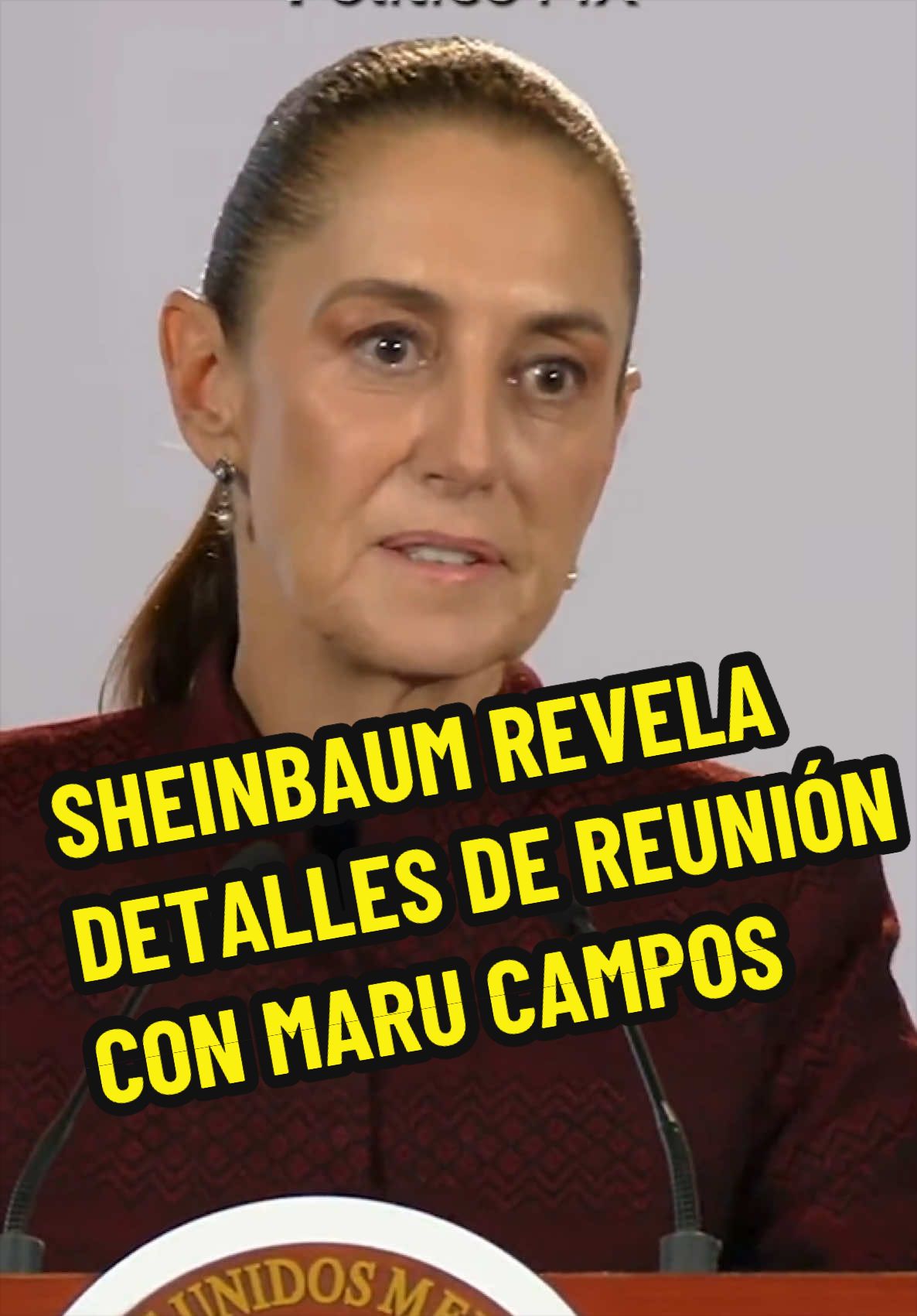 🔥🗣️ Sheinbaum revela detalles de su reunión con Maru Campos La presidenta Claudia Sheinbaum reconoció que hubo momentos de tensión por los reclamos de la mandataria estatal, Maru Campos, respecto a acusaciones de traición a la patria y señalamientos al gobierno federal. Sheinbaum aclaró que no hizo acusaciones personales contra la gobernadora, sino sobre violaciones a la Ley de Seguridad Nacional, y le sugirió presentar ante la FGR las denuncias e investigaciones sobre presunta corrupción de su exfiscal. 