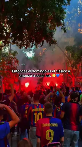 Visça Barça. 😤❤️💙 #fcbarcelona #clasico #fypシ゚viral #laliga #videoviral 