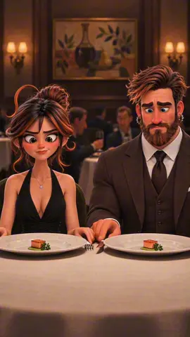 We paid too much for stomach rumbling 💸🍽️ Слишком дорого заплатили за урчание в животе 💶 more fun • больше веселья 👇 #lovehates #couplecomedy #comedyreels #shawerma #restaurant