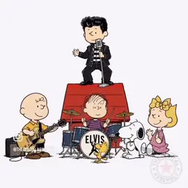 This is so cute!! #elvis #elvispresley #charliebrown #snoopy #fyp