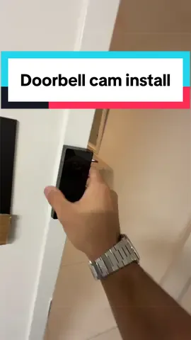 So much easier #tiktokshop #doorbellcamera #apartmenthacks #doorbell #security 