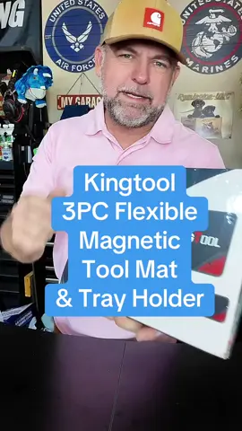 ONE MISSING BOLT CAN TURN A TEN-MINUTE REPAIR INTO AN HOUR-LONG SEARCH! The Kingtool 3PC Flexible Magnetic Tool Mat & Tray Holder helps keep small metal parts and essential tools organized while you’re working on your next project. The Kingtool 3PC Flexible Magnetic Tool Mat & Tray Holder features magnetic holding surfaces, flexible PVC construction, and a non-slip design for convenient use around the garage or workshop. The three-piece set provides handy spots for keeping screws, nuts, bolts, and compatible metal tools within reach during automotive repairs, equipment maintenance, and DIY projects. STOP CHASING DROPPED FASTENERS ACROSS THE GARAGE FLOOR! Whether you’re a mechanic, weekend DIYer, or shopping for a practical Father’s Day gift, the Kingtool Magnetic Tool Mat & Tray Holder Set is worth checking out. Tap the product link and explore this workshop organization essential! #TikTokShopBlackFriday #DiscoverYourGift #AuthenTik #ShopWithConfidence #MagneticToolOrganizer