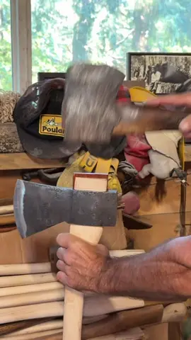 HB axe rehang #logger #axes #timberfaller 