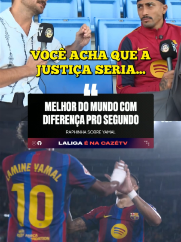 O YAMAL MERECE A BOLA DE OURO? 👀🏆 Deixa quem entende do assunto responder! E aí, concorda?  #Efemérides #LaLigaNaCazéTV #Barcelona #Raphinha #Yamal #GabrielJesus #Original #PlanejamentoCazéTV #cztv09