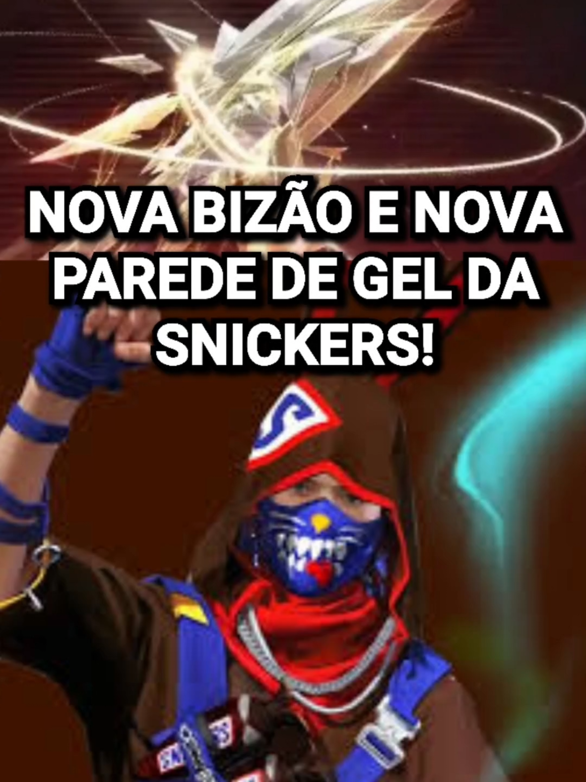 NOVA BIZÃO EVO E PAREDE DE GEL DA SNICKERS!🔥  #FreeFire #OcultoFF #FFGIP #novidadesfreefire #freefirebrasil 