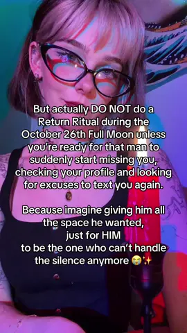 If you're interested in my October 26th Return Ritual, for more details or send me a DM. 🌕❤️ #witchtok #witchcraft #exboyfriend #fullmoon #spirituality 