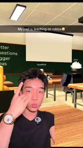 Professors are getting more advanced💀 #roblox #makemoney #sidehustle #losangeles #higgsfieldpartner @Higgsfield AI 