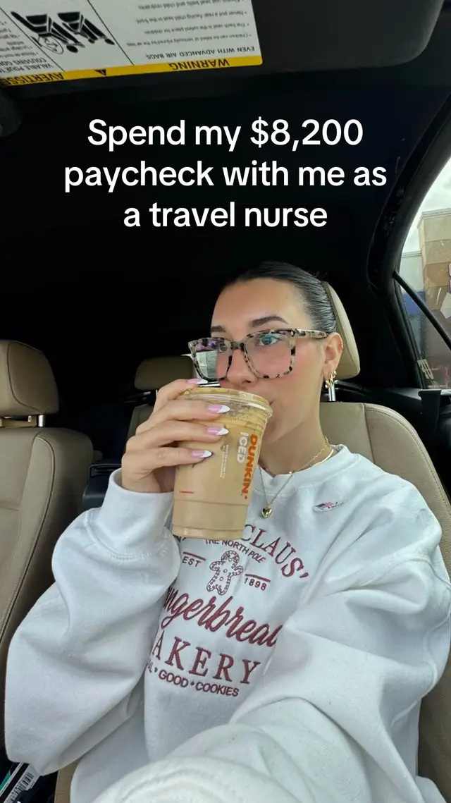 How I spend my $8,200 paycheck as a travel nurse! #financialliteracy #Budgeting #paycheckbudget #PersonalFinance 