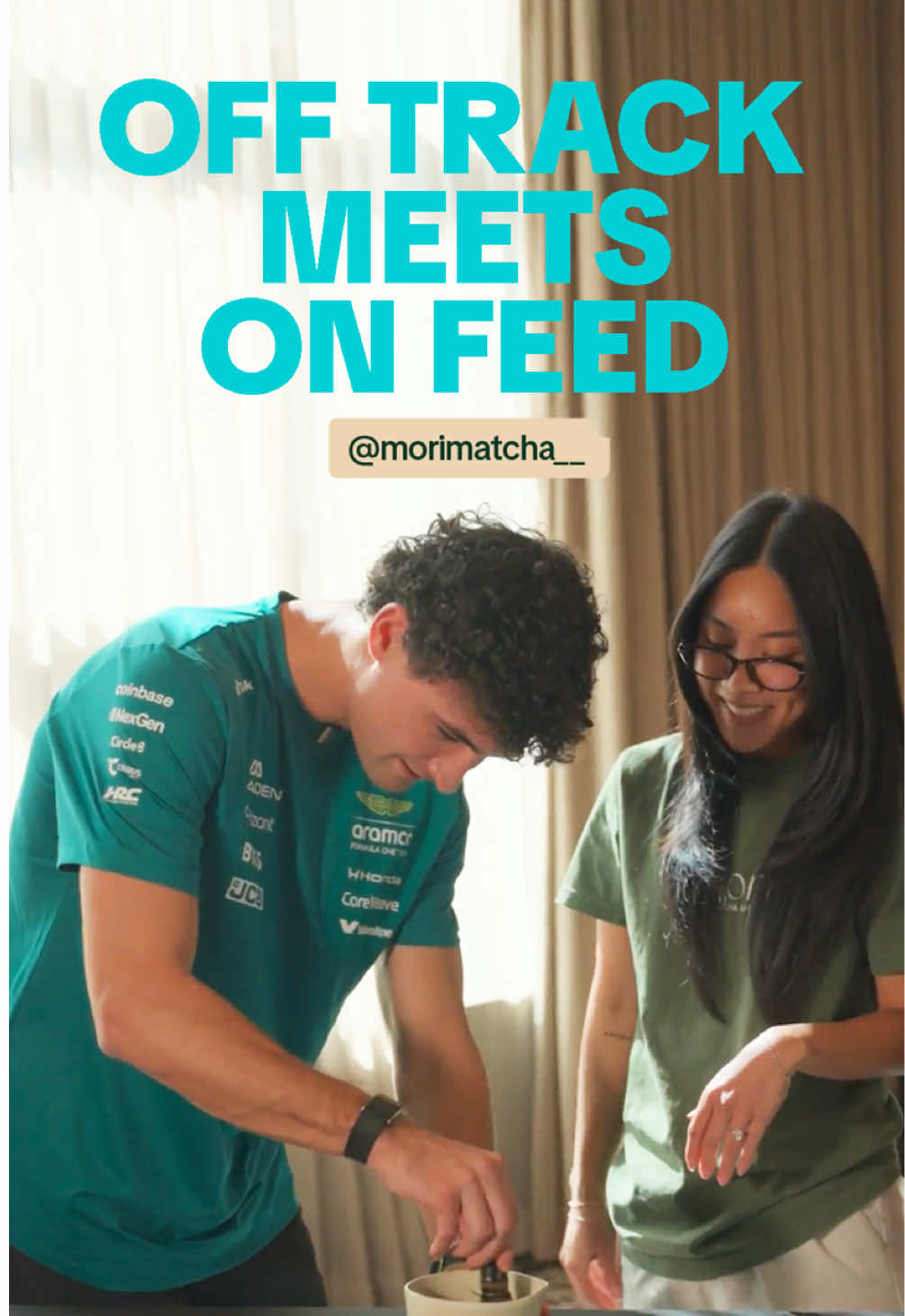 The best part of searching a new city on TikTok? Discovering the people who give it flavour. 🍵 Racing car driver Jak Crawford 🏎️🏁 meets the team behind @mori in Austin this race weekend.