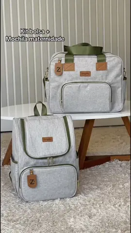 Kit bolsa mais mochila maternidade #BolsaMaternidade #MochilaMaternidade #EnxovalMaternidade #EnxovalDoBebê #tiktokshop1111 
