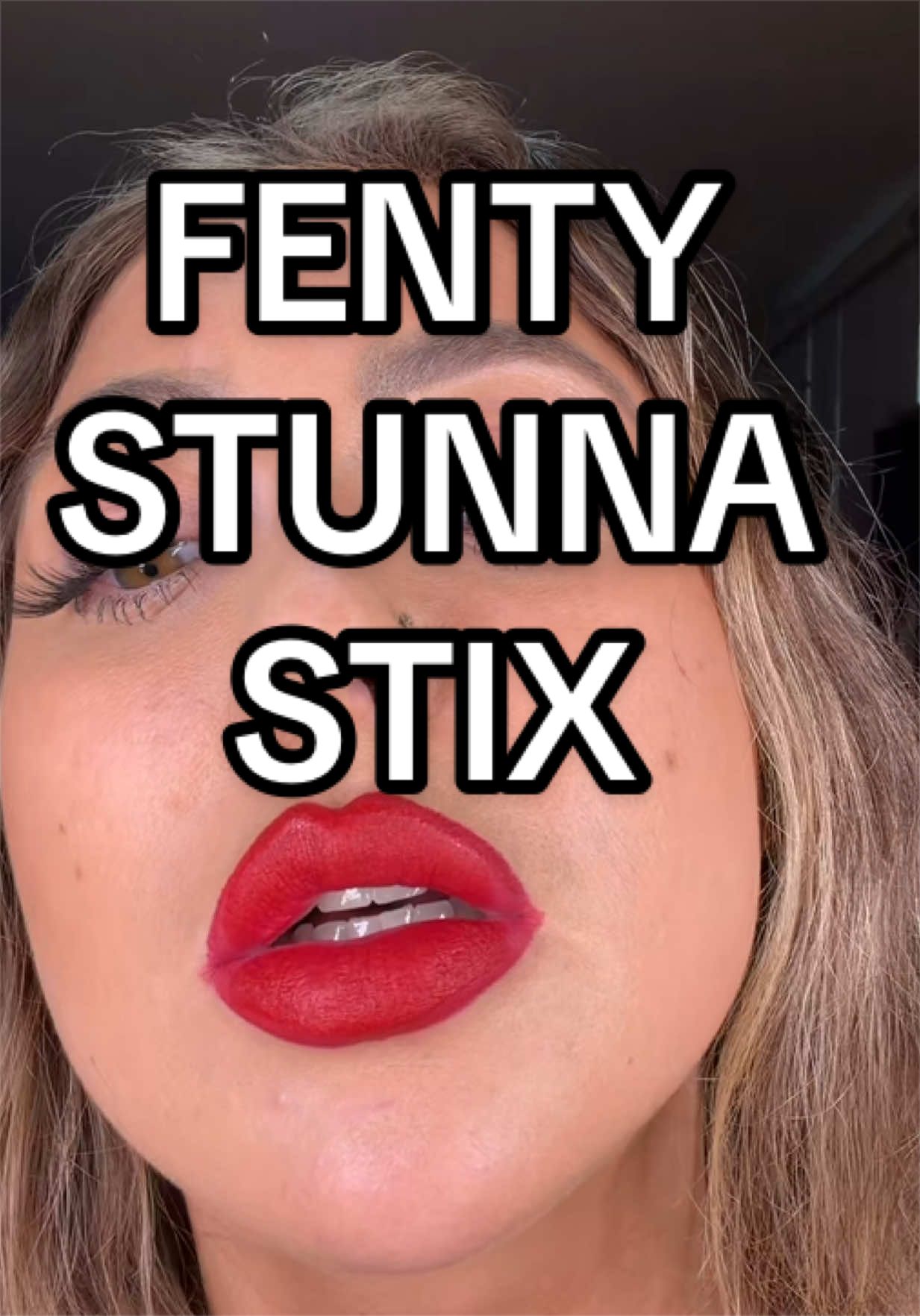 Replying to @readerinhiding ❤️💋 NEW FENTY BEAUTY STUNNA STIX MATTE LIPSTICK TRY-ON & FIRST IMPRESSION! ✨ Trying the brand-new Fenty Beauty Stunna Stix Soft-Glide Matte Lipstick in Uncensored, paired with the Trace’d Out Pencil Lip Liner in The MVP! ❤️🔥 This bold red lip combo is giving classic, statement-making glam! 💋 I’m trying out the new matte lipstick to see how the color looks on the lips and how it pairs with Fenty’s creamy, defining lip liner. ❤️✨ What do you think of this red lip combo? 💄😍 #FentyBeauty #FentyStunnaStix #FentyUncensored #FentyTheMVP #RedLipstick @Fenty Beauty 