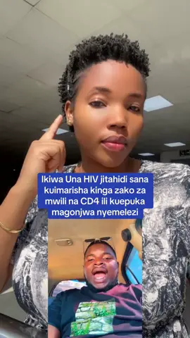Ikiwa Una HIV jitahidi sana kuimarisha kinga zako za mwili na CD4 ili kuepuka magonjwa nyemelezi     Nitafute sasa nikupe mwongozo mzuri wa kuimarisha kinga za mwili na CD4 