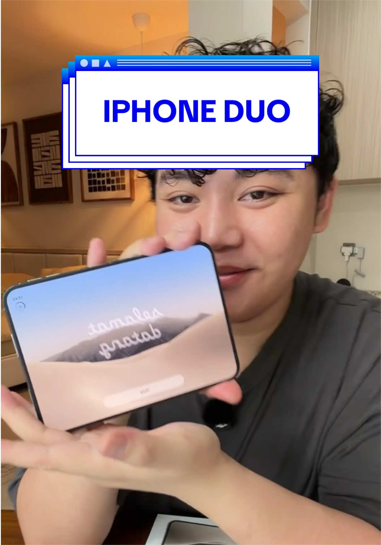 pake iphone duo butuh penyesuaian banget.. oke lah  @phonebysheila 