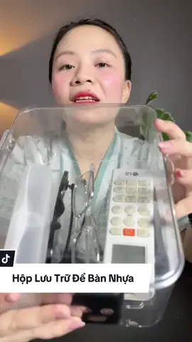 Hộp Lưu Trữ Để Bàn Nhựa 