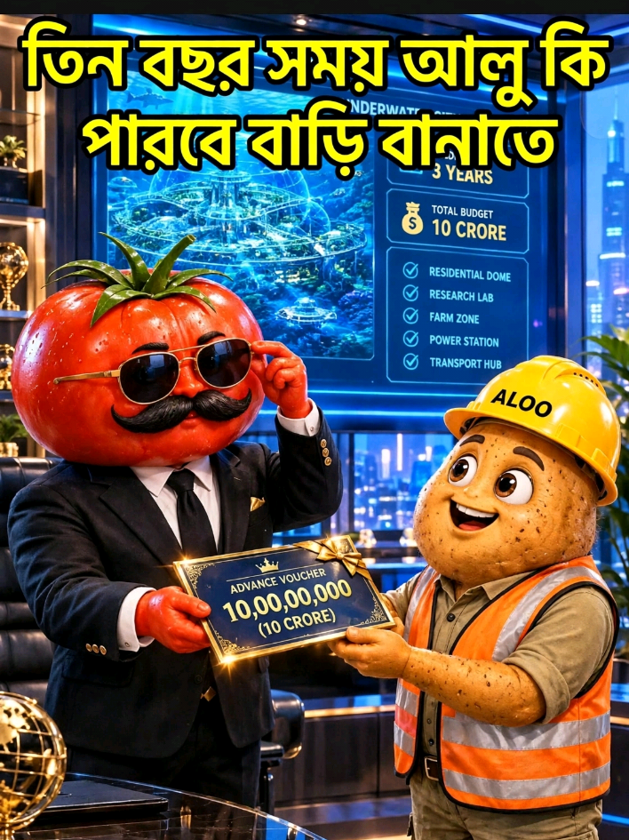 ৩ বছরের প্রজেক্ট ৩০ দিনে শেষ! আলুর কামাল দেখুন ১০ কোটি টাকার প্রজেক্ট!  #islamic_video #viral_video #foryoupage #1billionauidition #trending @Mahmud AI Studio 