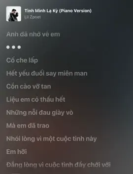 #xh #viral #lyrics #tinhminhlaky #lilzpoet 