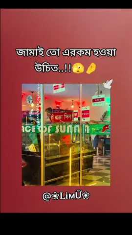 জামাই তো এরকম হওয়া উচিত..!!😘😜 #foryoupage #viral_video_tiktok #bdtiktokofficial #foryoupageofficiall #jamai 😚🌷