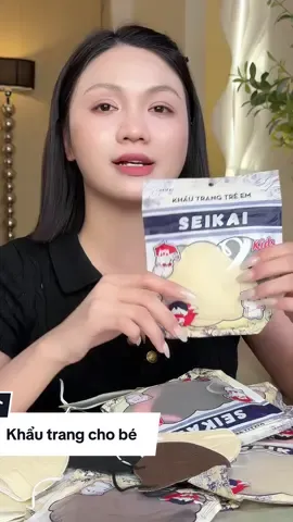 [SIÊU QUÀ TẶNG] Khẩu Trang Cho bé 9A SAIKAI 4 lớp mềm mại #megiangcogu #khautrangchobe #khautrangtreem #khautrang9a 