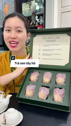 Trà sen Tây hồ đặc sản Hà Thành thượng hạng  #ngocngannga #trasentayho #traasenthuonghang #trasenHyAn 