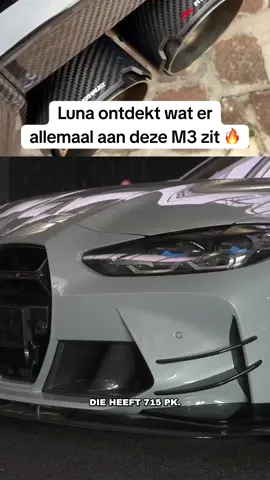 @porschalunaa Luna loopt om de M3 heen en wordt steeds enthousiaster. Zit er ook echt alles op en aan? #porschaluna #bmwm3 #supercars