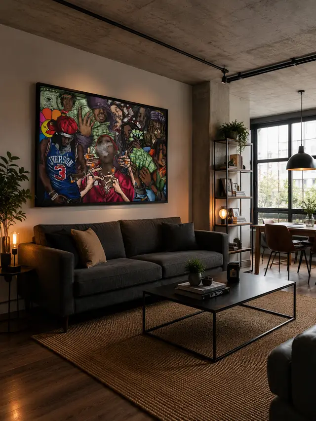 Level up your space instantly. #wallart  #hustlecore  #apartmentdecor  #giftidea