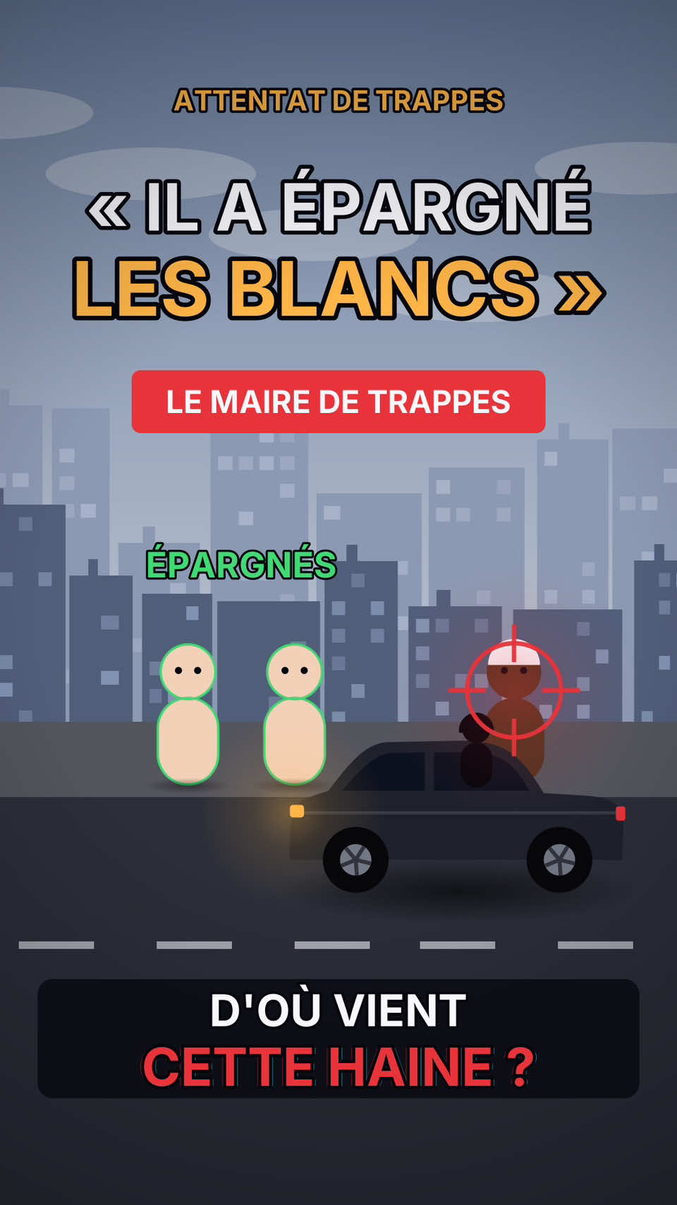 Attentat de Trappes : « Il a épargné les Blancs », dit le maire. Pengo, 26 ans, tué. Une fillette de 12 ans se bat à l'hôpital. D'où vient cette haine ? Médias, politiques, cagnottes : on pose la question. Aujourd'hui et dans les jours qui viennent, on vous attend nombreux, dans le calme. #trappes #attentattrappes #racisme #pengo