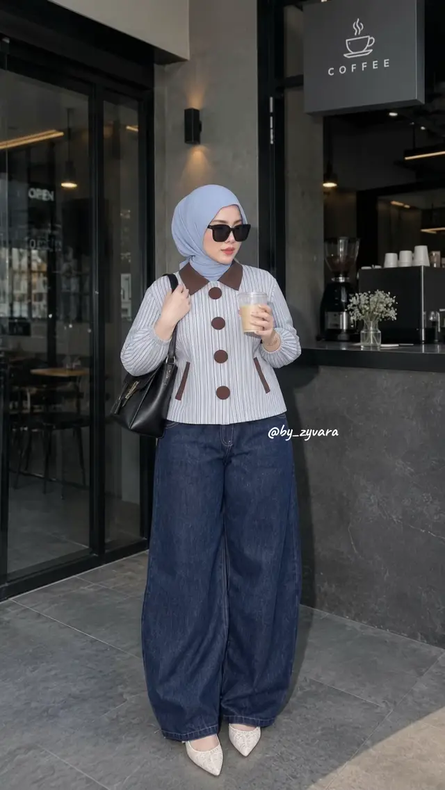Mau di spill outfit slide berapa nih??😋#creatorsearchinsights #ootdwomen #ootdhijab #ootdfashion 