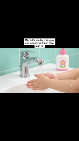 Các bước rửa tay mầm non #cogiaovanttang #xuhuong #nhanlamtheoyeucau #videoal #mamnon 